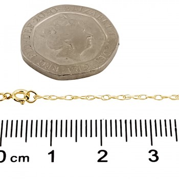 9ct gold 5.3g 18 inch Locket with chain